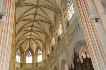 La cath&eacute;drale Saint Corentin, cath&eacute;drale gothique, ville de Quimper, d&eacute;partement du Finist&egrave;re, Bretagne, France