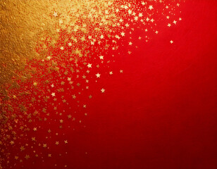 金箔の星屑が斜めに散りばめられた和紙風のテクスチャ背景素材