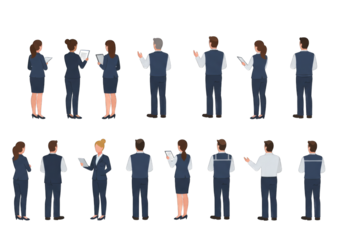 Group of professionals discussing ideas in a meeting