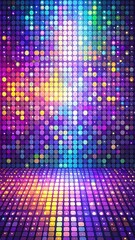 Colorful disco backdrop
