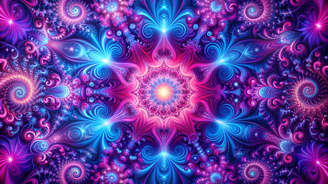 Hypnotic Fractal Dream. A Journey into Psychedelic Visions