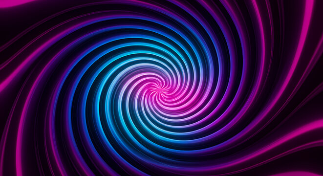Neon Swirl Pattern Background