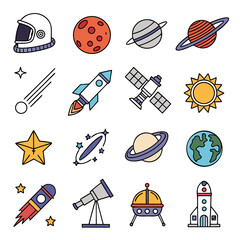 Space Icon Grid