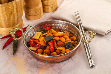 Japanese snack - Chili mame arare cracker