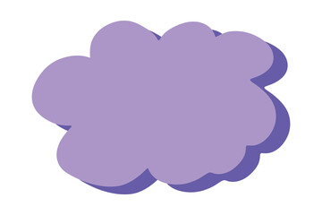 Hand drawn speech bubble Blank empty message box Textbox frame for banners, price tags, stickers, design