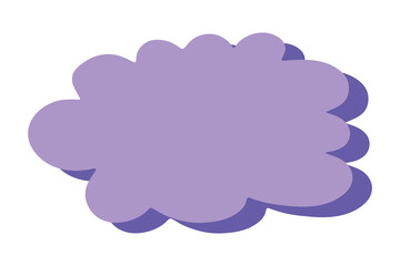 Hand drawn speech bubble Blank empty message box Textbox frame for banners, price tags, stickers, design