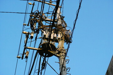 電信柱　日本