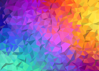 abstract colorful low poly background, abstract geometric background, abstract triangle background