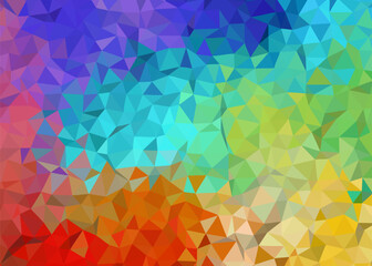 abstract colorful low poly background, abstract geometric background, abstract triangle background
