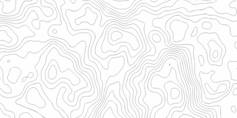 white topography map geography relief diagram texture design. Topography white background and black line world map texture design. Lines Topographic contour lines grid map seamless pattern.	
