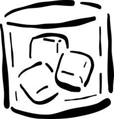 Hand Drawn Beer Glass, Whimsical Wedding Doodle Illustration