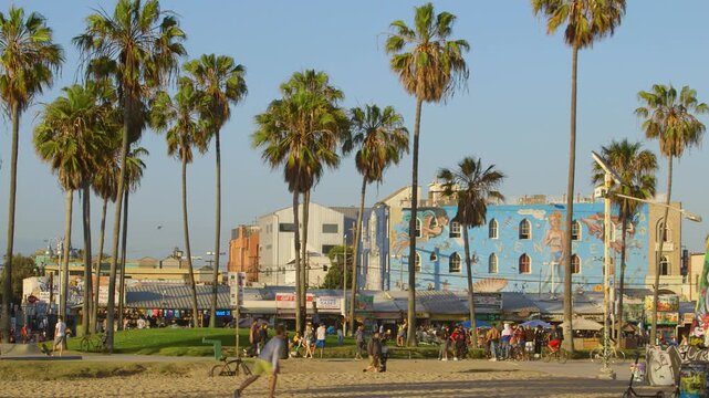 Venice beach California boardwalk