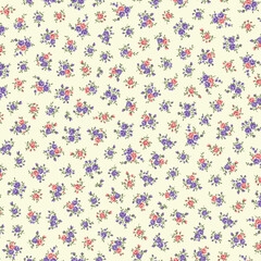 Abstract floral pattern perfect for textile design,