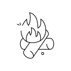 Bonfire Icon vector