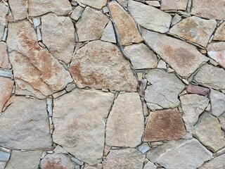 Strukturierte Steinwand