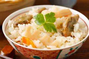 牡蠣ご飯