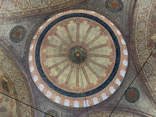 interior of the  in istanbul turkey