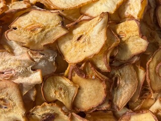 close up of dried mushrooms