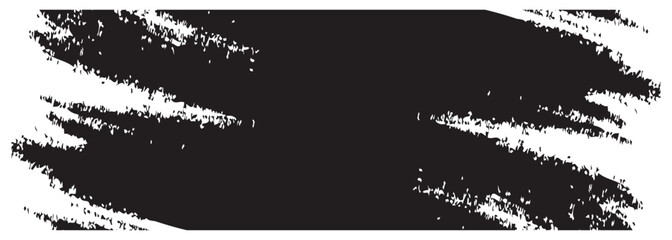 grunge isolated on white background. grunge background. grunge scratched background texture.  Brush black paint ink stroke over square frame.