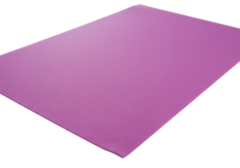 Lavender Purple Yoga Mat Texture Perfect for Wellness Fitness and Health Backgrounds isolated on transparent background