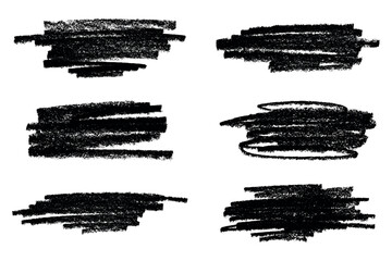 Set of brush paint stroke texture swatch Hand painted background Ink scribble dab clipart Paint smudge for tags and stamps design