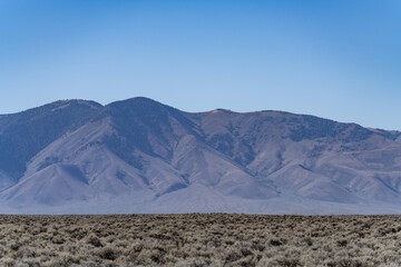 Big Southern Butte（Rhyolite）, lava dome . Farragut Blvd, Butte County, Idaho. Snake River Plain