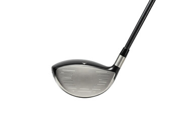 Closeup of a Golf Driver Head and Shaft Precision Engineering in Golf Equipment isolated on transparent background
