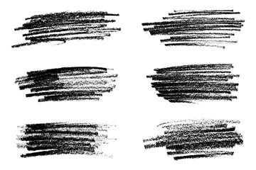 Set of brush paint stroke texture swatch Hand painted background Ink scribble dab clipart Paint smudge for tags and stamps design