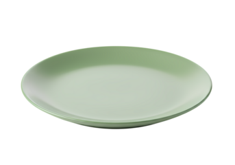 Pale Green Oval Plate Perfect for Restaurant Menus Food Photography and Table Setting Designs isolated on transparent background