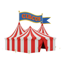 circus tent vector illustration