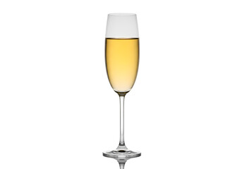 Elegant Champagne Flute Sparkling Wine Celebration isolated on transparent background