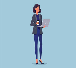 Successful Business Women Vector | Diverse Female Professionals | Office Team Illustration | Flat Modern Design | Leadership & Career Concept