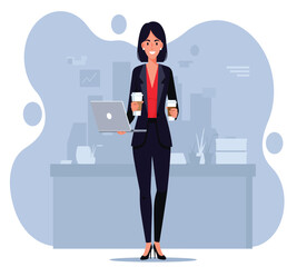 Successful Business Women Vector | Diverse Female Professionals | Office Team Illustration | Flat Modern Design | Leadership & Career Concept