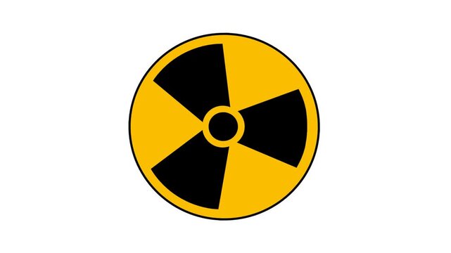 3d radioactive symbol