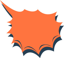 Cartoon Explosion Speech Bubble 