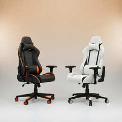 Generative Ai image of a modern gaming chair 