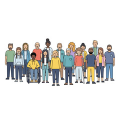 Diverse People Standing Together – Community Concept
