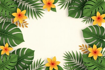 Tropical Leaves Wallpaper