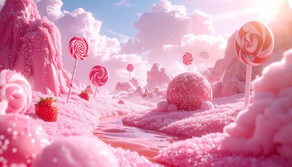 pink rose petals and clouds