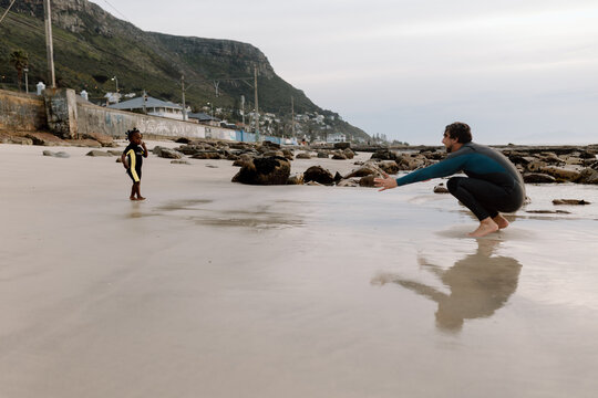 Running into a fathers arms