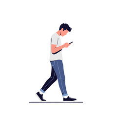 Simple Character Walking with Smartphone