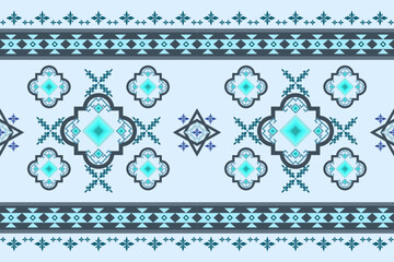 Ethnic geometric oriental traditional Aztec Boho seamless pattern. Native decorative elements tribal geometry design for fabric, clothing, embroidery, ornament, wallpaper, texture, textile