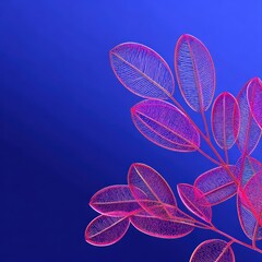 A delightful bunch of vibrant pink feathers against a bright blue sky