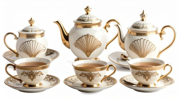 antique porcelain tea set