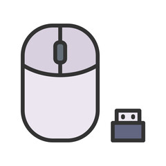 Obraz premium Wireless Mouse Icon