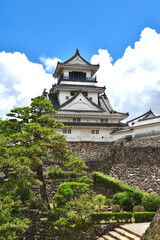 初夏の高知城天守閣