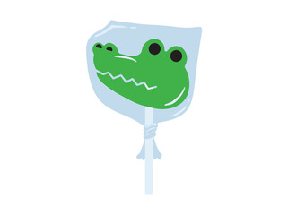 Zoo Animal Gummy Candy Illustration
