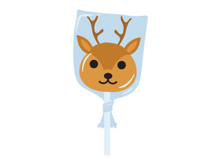 Zoo Animal Candy Land Illustration
