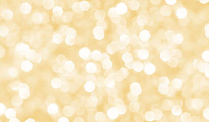 Background yellow bokeh card happy new year glowing effect glamour glimmer backdrop summer design banner celebration holidays magic sparkle bright decoration glitter elegant partty.