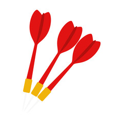 red darts arrow cartoon element